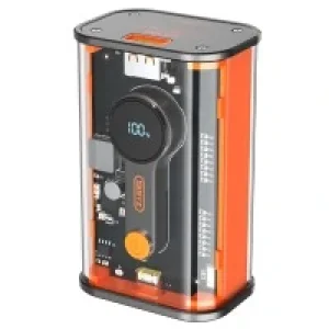 Зовнішній акумулятор BYZ W89 10000 mAh TYPE-C PD (Помаранчевий) UA