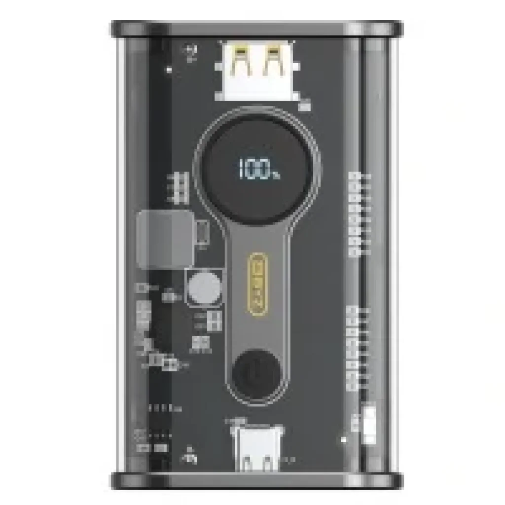 Зовнішній акумулятор BYZ W90 20000 mAh TYPE-C PD (Чорний) UA