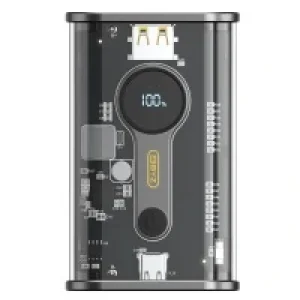 Зовнішній акумулятор BYZ W90 20000 mAh TYPE-C PD (Чорний) UA