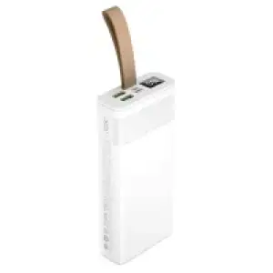 Зовнішній акумулятор XO PR129 20000 mAh PD20W + QC22.5W with light (Білий) UA