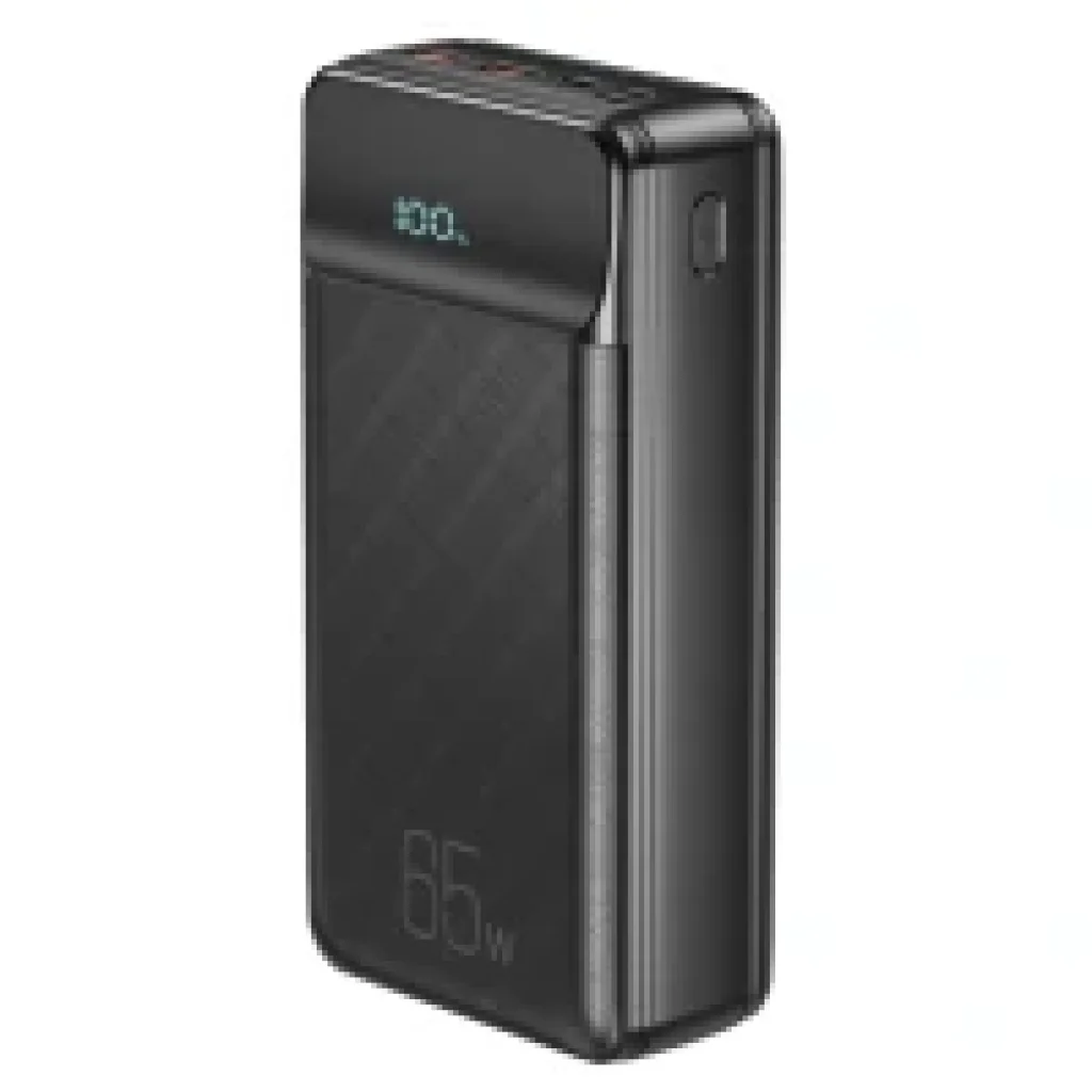 Зовнішній акумулятор XO PR201 30000 mAh PD65W for laptop (Чорний) UA