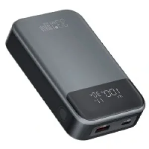 Зовнішній акумулятор XO PR232 10000 mAh PD30W + PPS33W (Чорний) UA