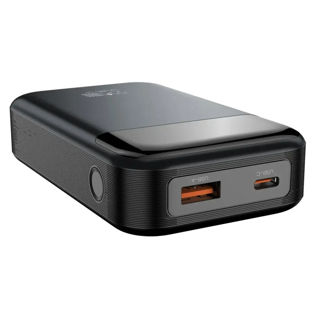 Зовнішній акумулятор XO PR232 10000 mAh PD30W + PPS33W (Чорний) UA