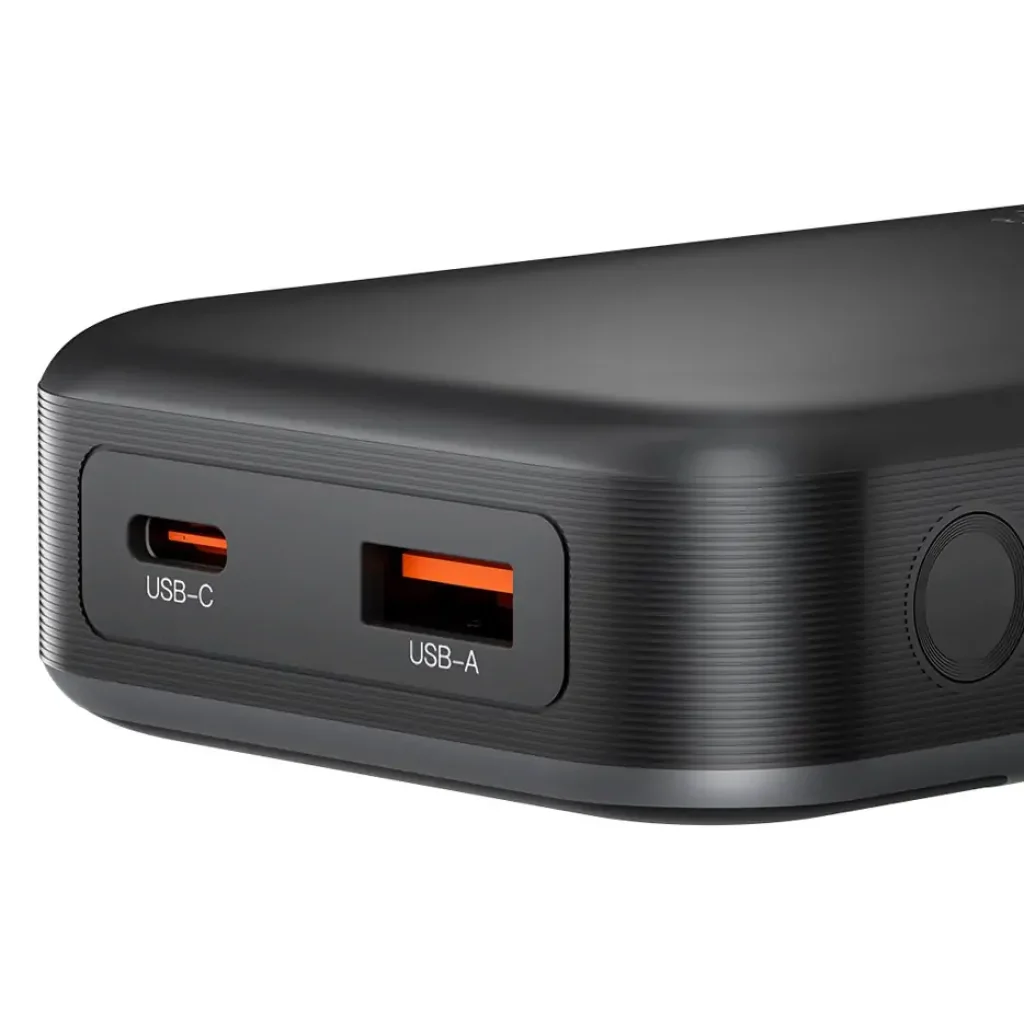 Зовнішній акумулятор XO PR232 10000 mAh PD30W + PPS33W (Чорний) UA
