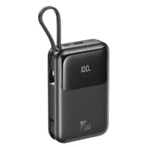 Зовнішній акумулятор XO PR234 20000 mAh PD20W + QC22.5W with iP, Type-C cable Black UA