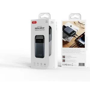 Зовнішній акумулятор XO PR232 10000 mAh PD30W + PPS33W (Чорний) UA