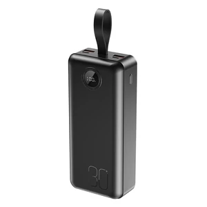 Зовнішній акумулятор XO PR240 30000 mAh PD20W + QC22.5W with light (Black) UA