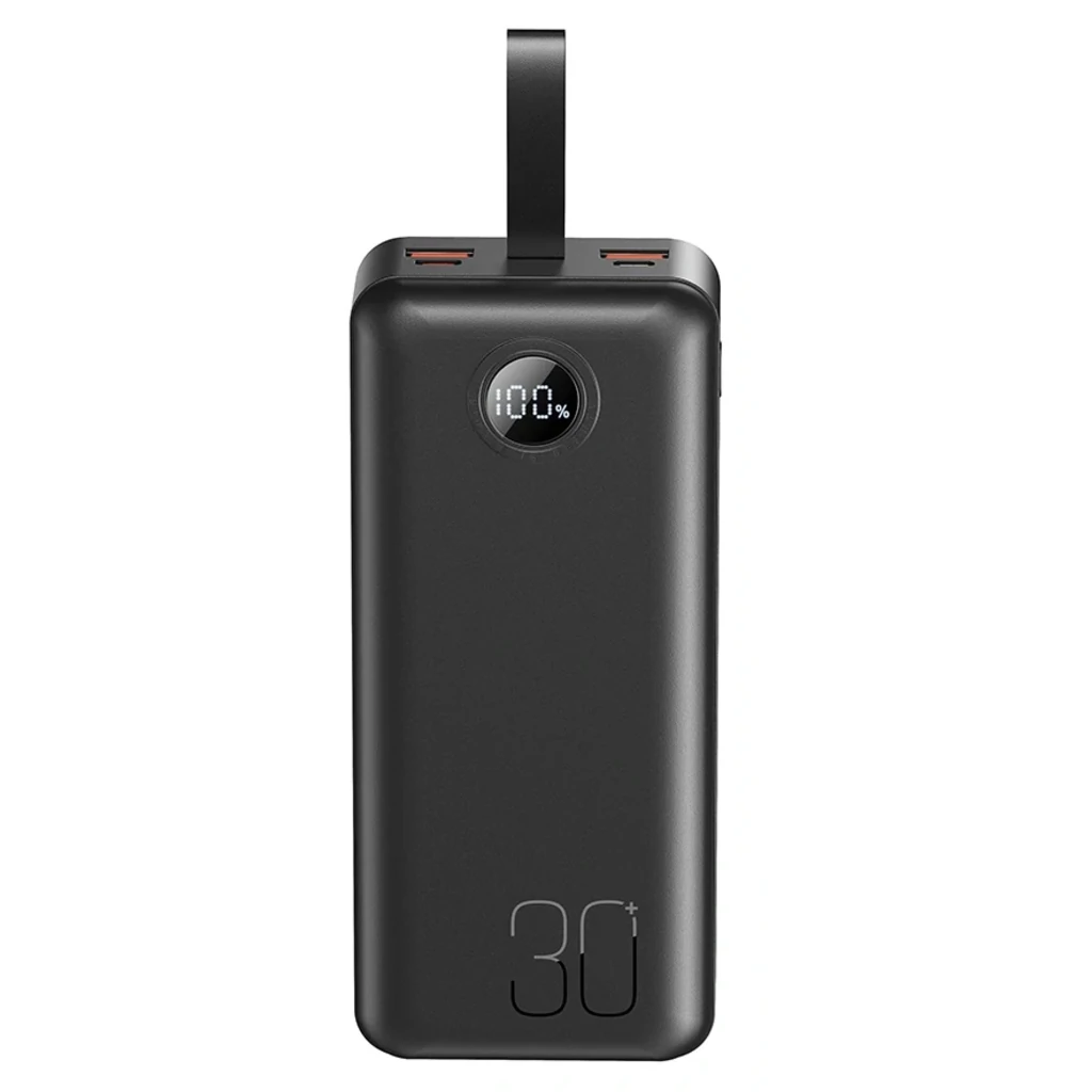 Зовнішній акумулятор XO PR240 30000 mAh PD20W + QC22.5W with light (Black) UA