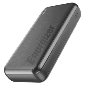Зовнішній акумулятор ENERGIZER UE20055PQ 20000 mAh PD20W + QC22.5W (Чорний) UA
