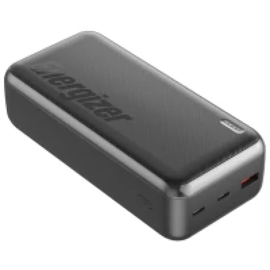 Зовнішній акумулятор ENERGIZER UE30055PQ 30000 mAh PD20W + QC22.5W (Чорний) UA