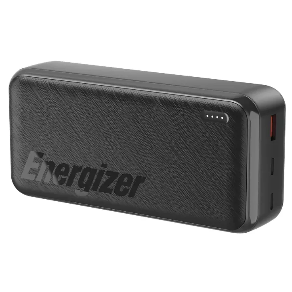 Зовнішній акумулятор ENERGIZER UE30055PQ 30000 mAh PD20W + QC22.5W (Чорний) UA