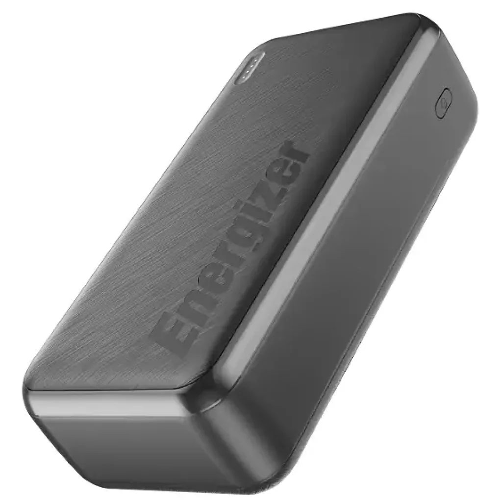Зовнішній акумулятор ENERGIZER UE30055PQ 30000 mAh PD20W + QC22.5W (Чорний) UA