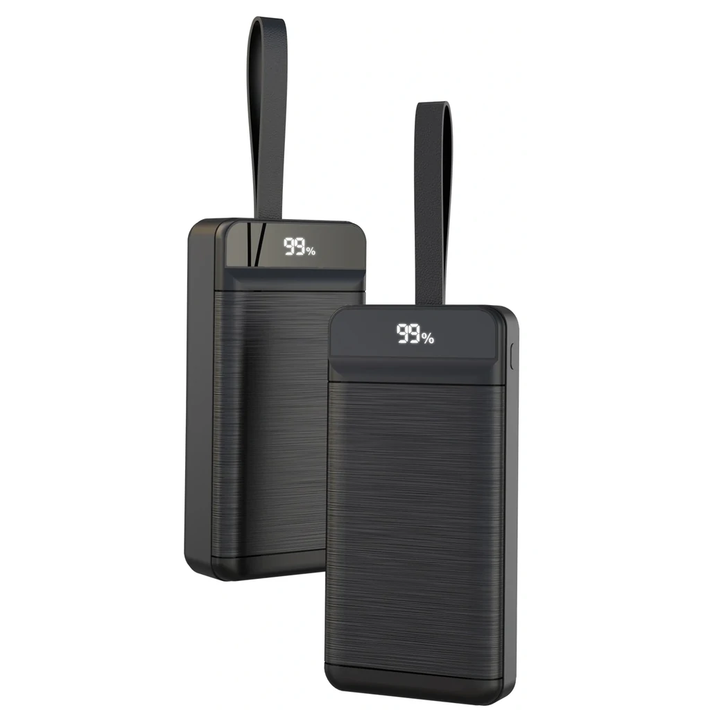 Внешний аккумулятор XO PR157 40000 mAh 3-Input PD20W + QC22.5W with light (Black) UA