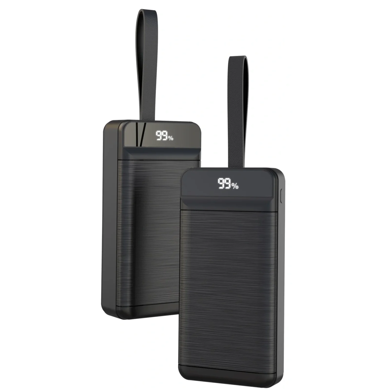 Зовнішній акумулятор XO PR157 40000 mAh 3-Input PD20W + QC22.5W with light Black UA
