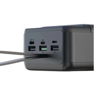Внешний аккумулятор XO PR157 40000 mAh 3-Input PD20W + QC22.5W with light (Black) UA
