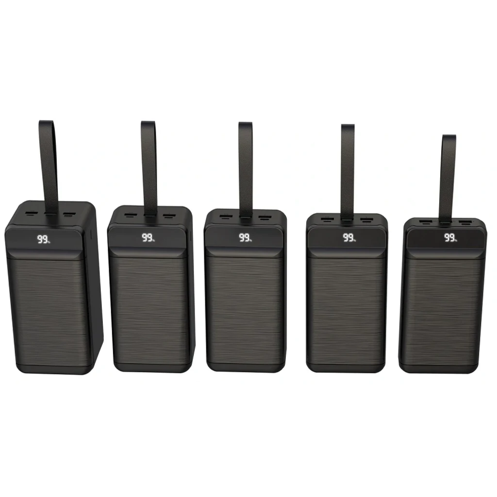 Внешний аккумулятор XO PR157 40000 mAh 3-Input PD20W + QC22.5W with light (Black) UA