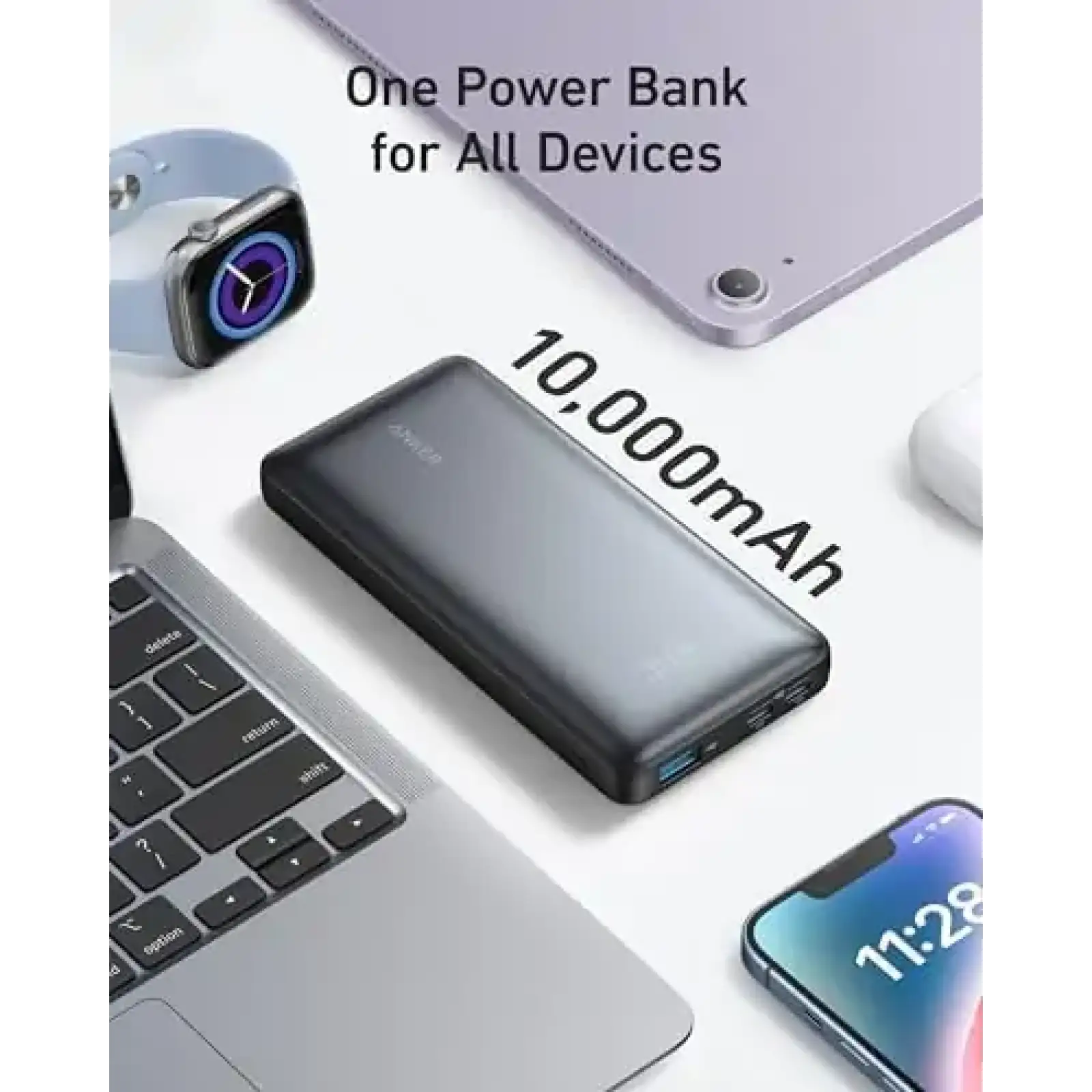 Внешний аккумулятор ANKER 533 PowerCore 10000 mAh 25W PD (Black) UA