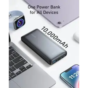 Внешний аккумулятор ANKER 533 PowerCore 10000 mAh 25W PD (Black) UA