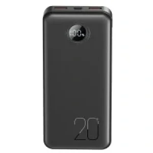 Зовнішній акумулятор XO PR239 20000 mAh PD20W + QC22.5W (Чорний) UA