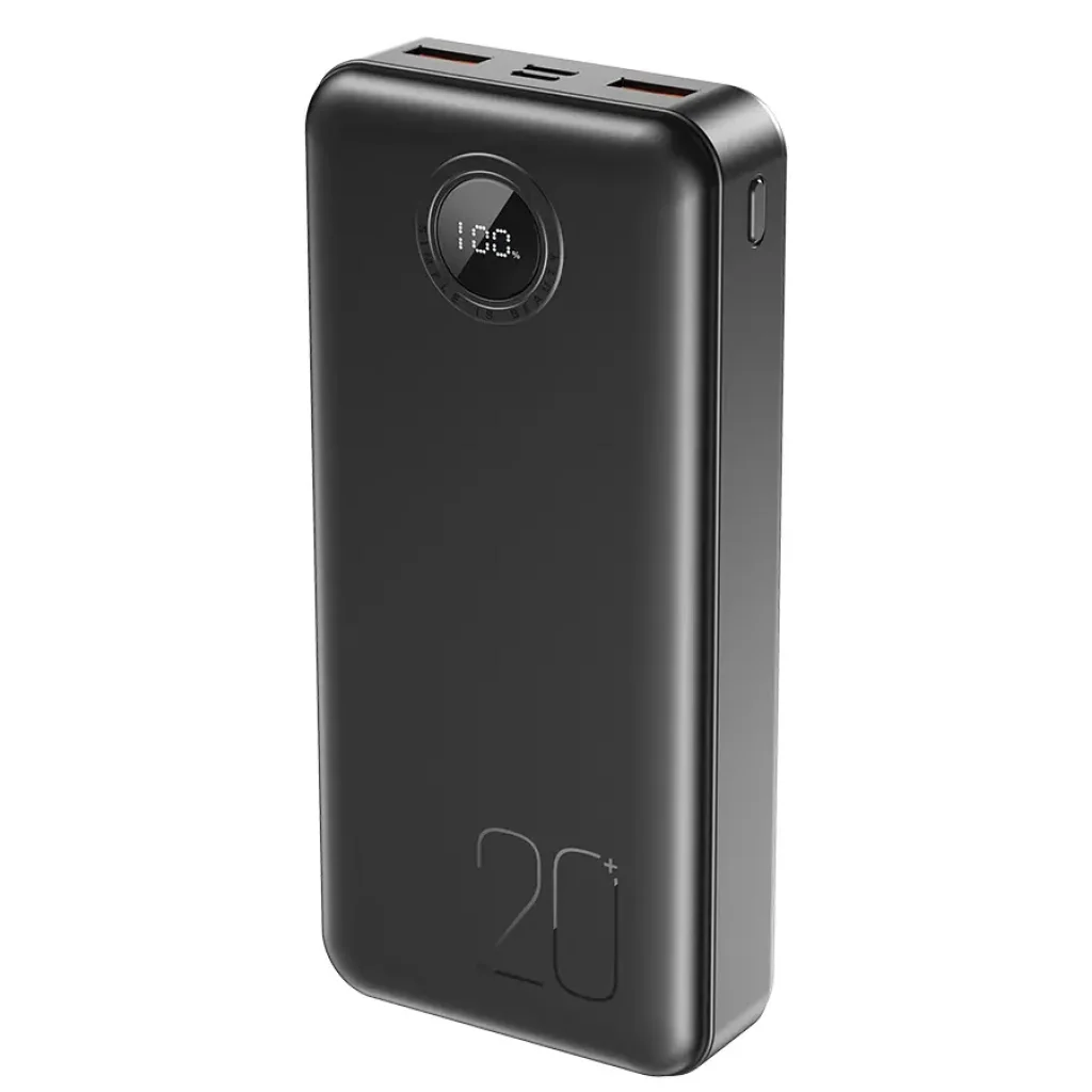 Зовнішній акумулятор XO PR239 20000 mAh PD20W + QC22.5W (Чорний) UA