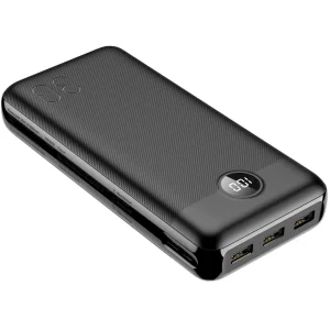 Зовнішній акумулятор YENKEE YPB 3018 30000 mAh PD20W Black UA