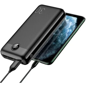 Зовнішній акумулятор YENKEE YPB 3018 30000 mAh PD20W Black UA