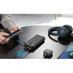 Зовнішній акумулятор YENKEE YPB 3018 30000 mAh PD20W Black UA