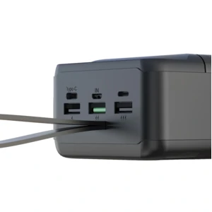 Зовнішній акумулятор XO PR158 50000 mAh 3-Input PD20W + QC22.5W with light Black UA