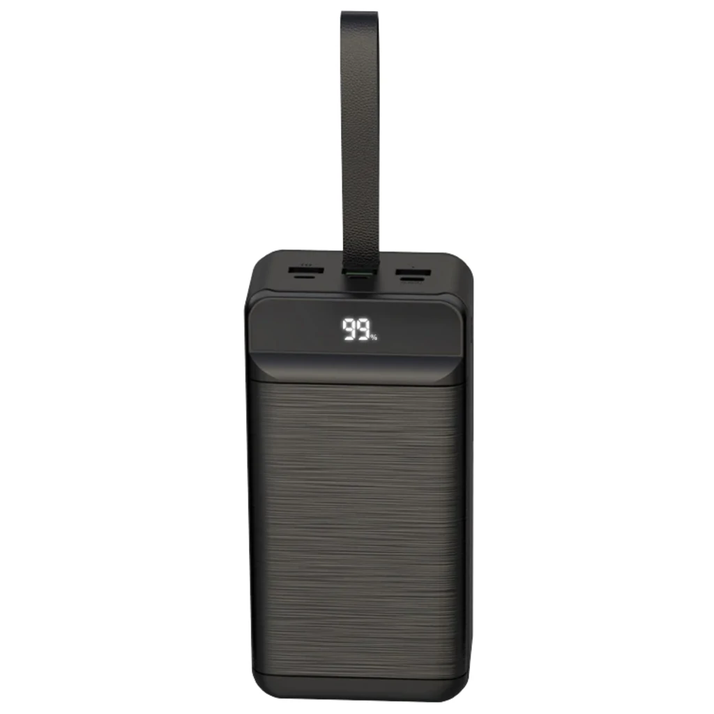 Зовнішній акумулятор XO PR158 50000 mAh 3-Input PD20W + QC22.5W with light Black UA