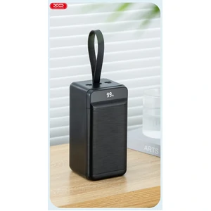 Зовнішній акумулятор XO PR158 50000 mAh 3-Input PD20W + QC22.5W with light Black UA