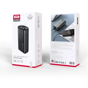 Зовнішній акумулятор XO PR200 30000 mAh PD20W + QC22.5W Black UA