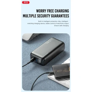 Зовнішній акумулятор XO PR200 30000 mAh PD20W + QC22.5W Black UA