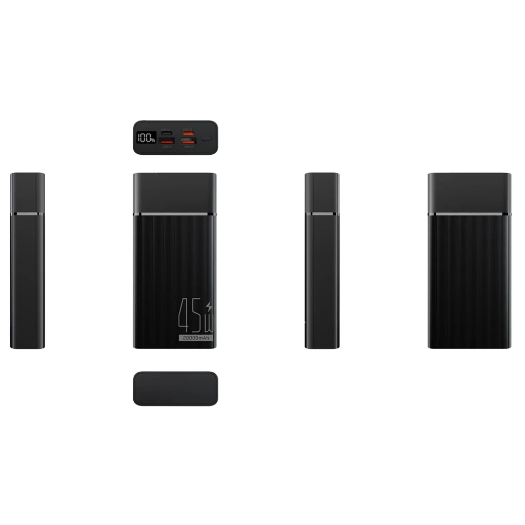 Зовнішній акумулятор Yenkee YPB 2145 20000 mAh PD 45W (Black) UA