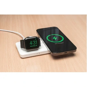 Зовнішній акумулятор Yenkee YPB 510 10000 mAh PD 22,5W 3in1 Qi Wireless (White) UA