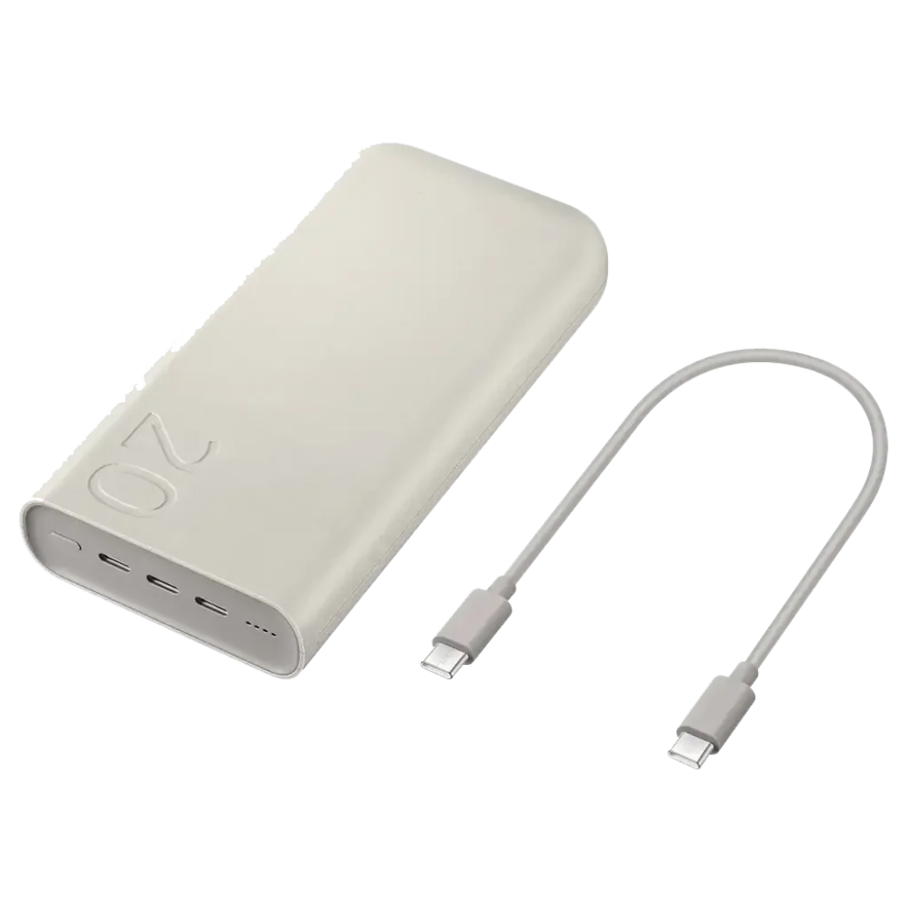 Зовнішній акумулятор SAMSUNG Battery Pack 20000mAh 45W (EB-P4520XUEGEU) / Beige UA