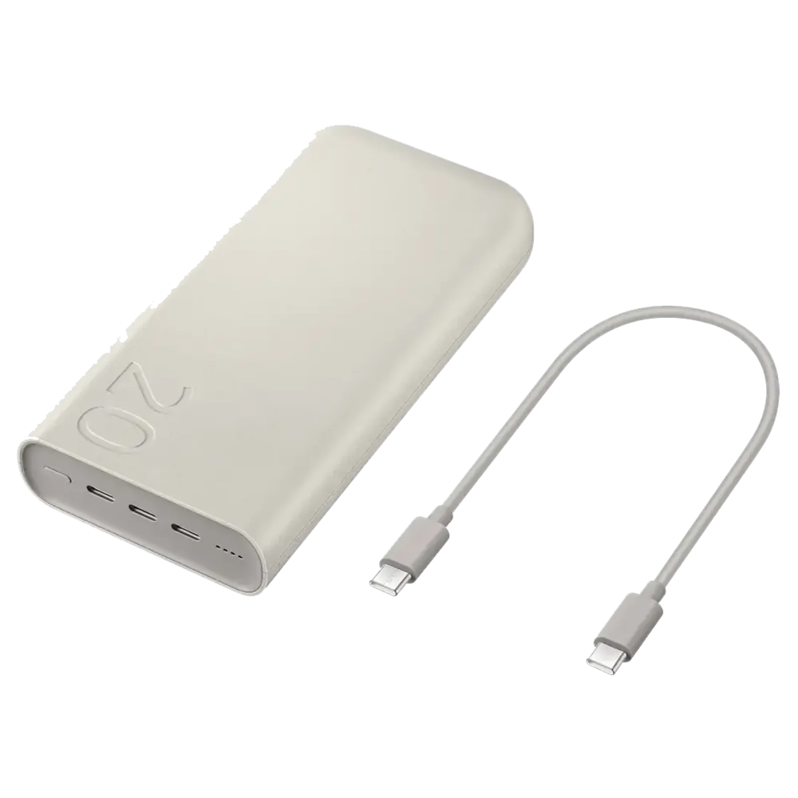 Зовнішній акумулятор SAMSUNG Battery Pack 20000mAh 45W (EB-P4520XUEGEU) / Beige UA