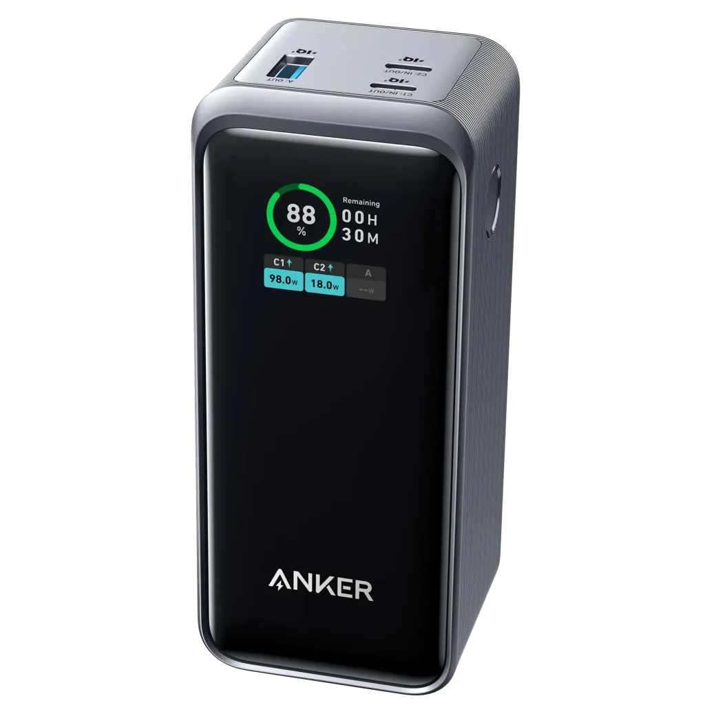 Зовнішній акумулятор Anker Prime 20000 mAh 200W PD Black UA
