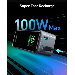 Зовнішній акумулятор Anker Prime 20000 mAh 200W PD Black UA