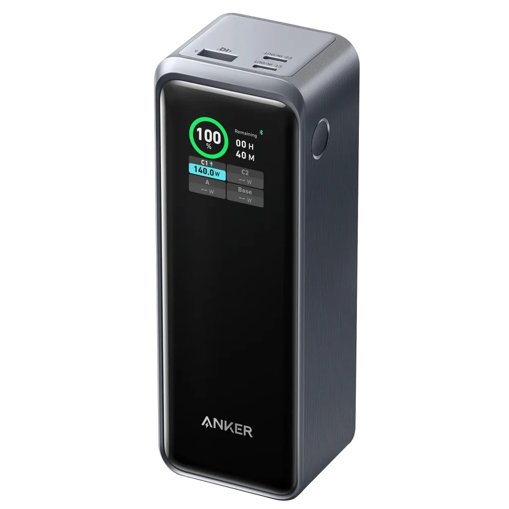 Зовнішній акумулятор Anker Prime 27650 mAh 250W PD Black (A1340011) UA