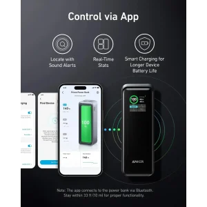 Зовнішній акумулятор Anker Prime 27650 mAh 250W PD Black (A1340011) UA