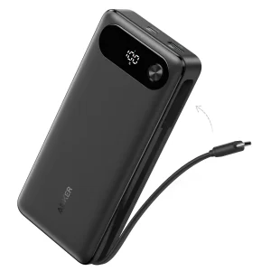 Зовнішній акумулятор Anker PowerCore 20000 mAh 87W PD Built-In USB-C Cable Black UA