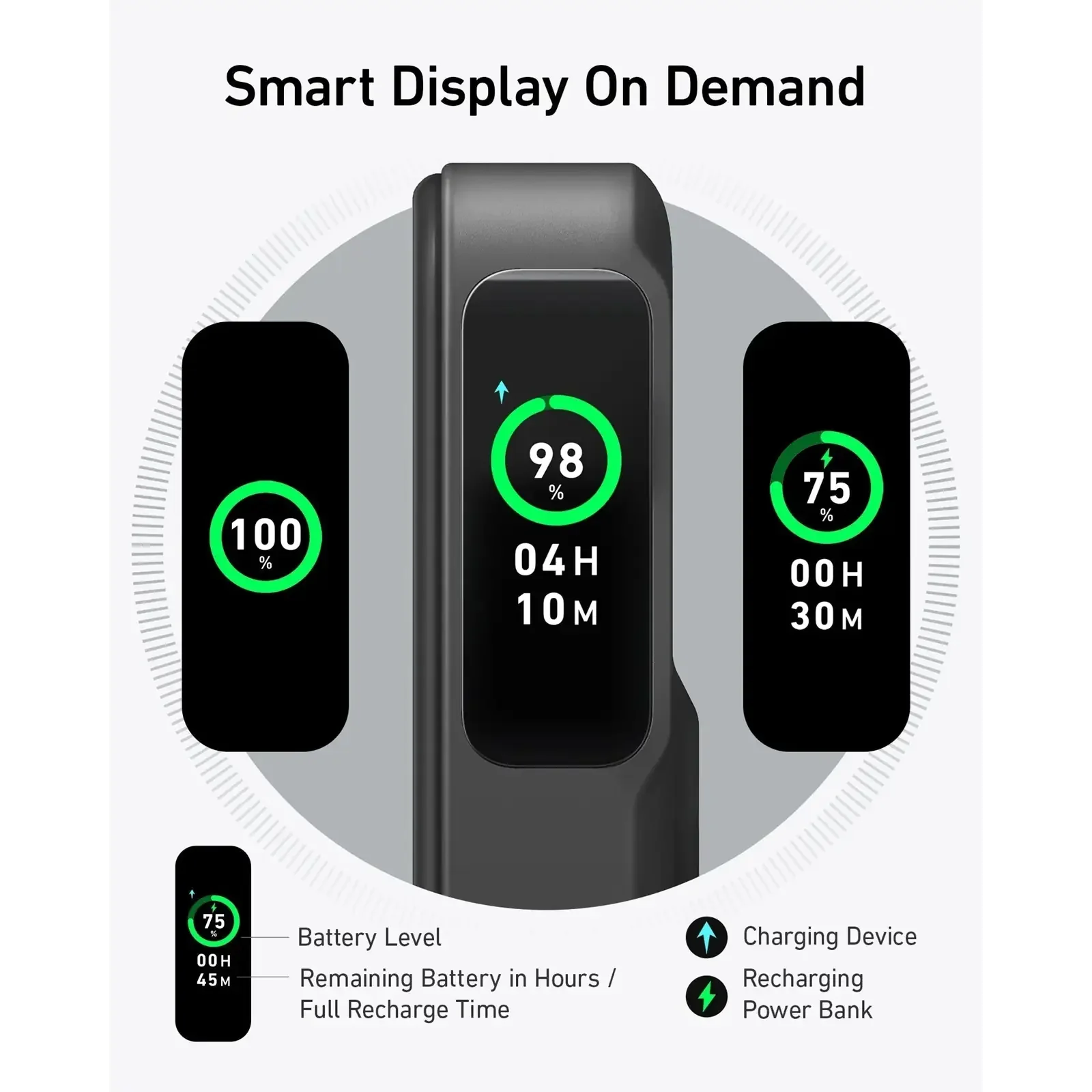 Зовнішній акумулятор Anker MagGo 10000 mAh Qi2 15W + USB-C PD 27W Black UA