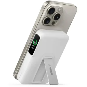 Зовнішній акумулятор Anker MagGo 10000 mAh Qi2 15W + USB-C PD 27W White UA