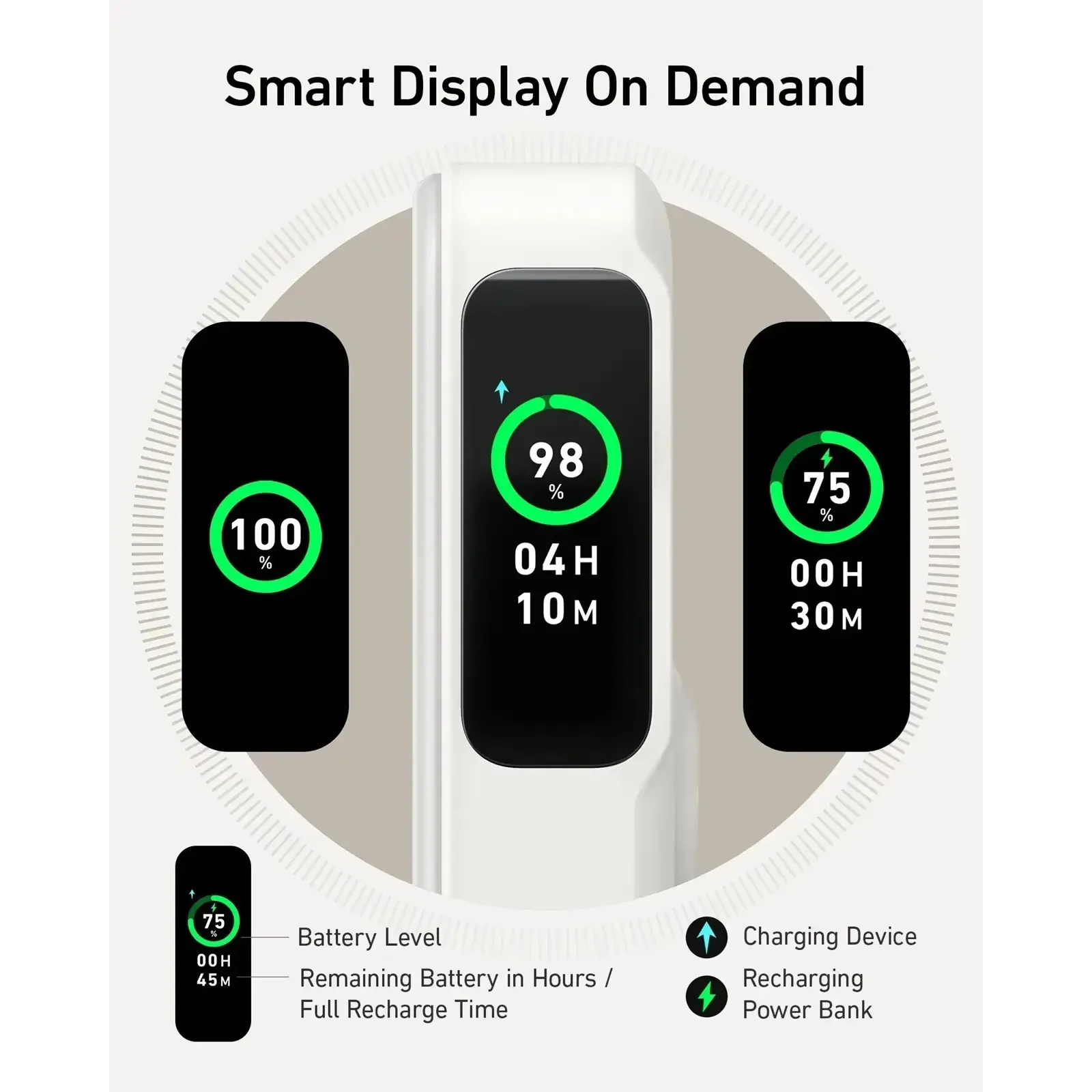 Зовнішній акумулятор Anker MagGo 10000 mAh Qi2 15W + USB-C PD 27W White UA