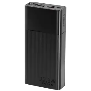 Зовнішній акумулятор Yenkee YPB 2031 20000 mAh PD 20W + QC22.5W Black (37000120) UA