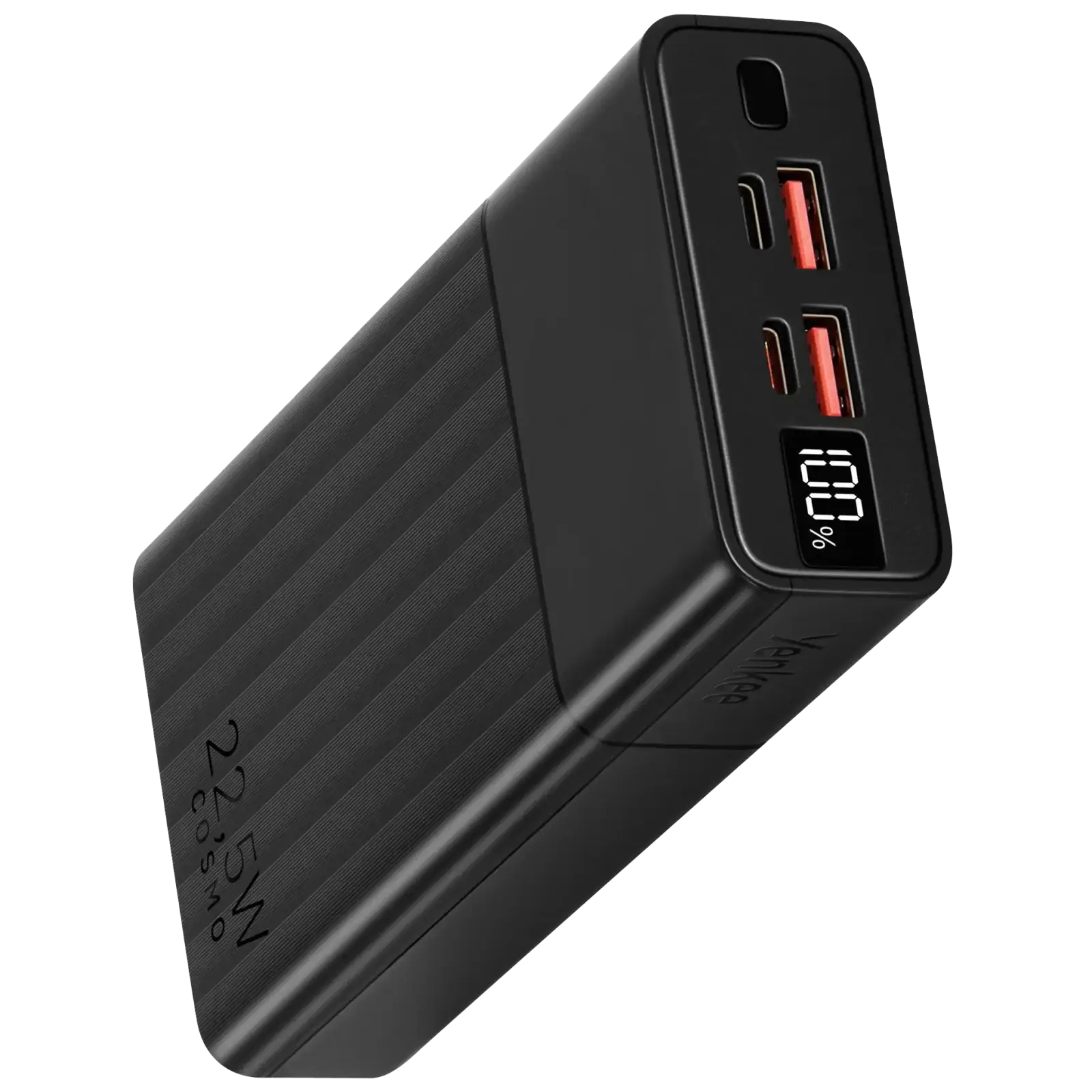 Зовнішній акумулятор Yenkee YPB 2031 20000 mAh PD 20W + QC22.5W Black (37000120) UA
