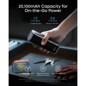 Зовнішній акумулятор Anker Prime - 20000 mAh 220W PD Black UA