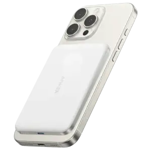 Внешний аккумулятор Anker Nano - 5000 mAh Qi2 15W MagGo Slim White UA