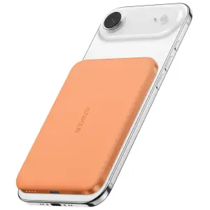Внешний аккумулятор Anker Nano - 5000 mAh Qi2 15W MagGo Slim Orange UA