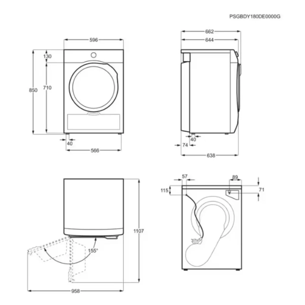 Сушильная машина Electrolux EW6D171YU UA